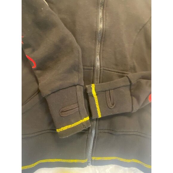 Speed & Strength Womens M Black Embroidered Hoodie Zip Killer Queen Thumb Holes - Picture 10 of 12